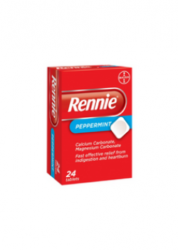 Rennie Antacid Spearmint 24 Tablets